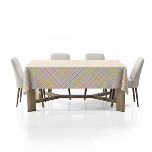 Soft Woven Cotton Tablecloth Reusable Dining <b>Table</b> Cover for Kitchen, Wedding, <b>Buffet</b> & Banquet <b>Tables</b> - Product Image 3