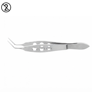 Pinzas Bechert de Acero Inoxidable, Pinzas Quirúrgicas Oftálmicas, Instrumento de Precisión para Cirugía Ocular, para Cirugía de Cataratas - Product Image 3