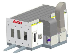 Camión coche aviones muebles tren retráctil inflable cortina de agua habitación hornos tan pintura <span class=keywords><strong>cabina</strong></span> de aerosol para la venta - Product Image 1