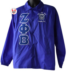 Veste coupe-vent Zeta Phi Beta, veste d'entraîneur légère et décontractée pour le printemps, veste bomber personnalisée pour entraîneur - Product Image 4