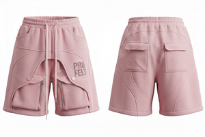 Shorts cargo de qualité supérieure avec broderie personnalisée, 100% coton, écologiques, respirants, séchage rapide, multi-poches, cordon de serrage - Product Image 5