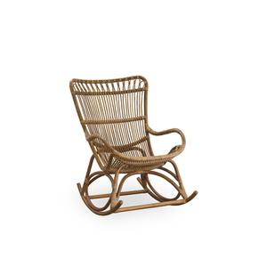 New Arrival Eco Friendly Handwoven Rattan Rocking Armchair For Living Room And Resort Furniture From Vietnam Manufacturer - Product Image 1