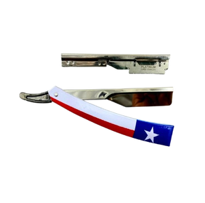 Rasoir droit pliant professionnel Maclura Barber Edge en plastique et acier inoxydable de précision pour le rasage du maillot de bain et la coiffure - Product Image 3
