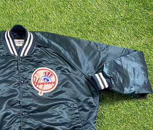 Chaqueta Bomber Vintage de Nueva York de Primera Calidad, Chaqueta Bomber de Satén Personalizada para Hombre - Product Image 6