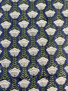 Large Quilted Waterproof <b>Foldable</b> Cotton Block Print Wash <b>Bag</b> | Bathroom Toiletry Cosmetic Travel Accessory - Product Image 5