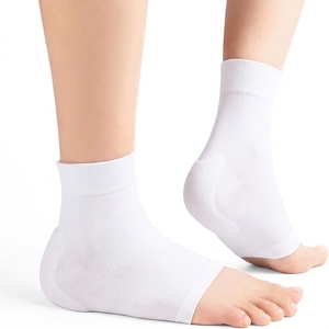 Chaussettes de sport de compression pour cheville, personnalisées OEM/ODM, pour pickleball, en coton fin, couleur unie, antidérapantes, pour adulte, été - Product Image 6