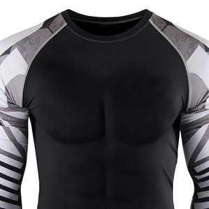 เสื้อรัดกล้ามเนื้อ MMA คุณภาพสูง แขนยาว ระบายอากาศได้ดี แห้งเร็ว UPF50+ สำหรับทุกเพศ ออกแบบได้ตามต้องการ เพื่อประสิทธิภาพสูงสุด - Product Image 4