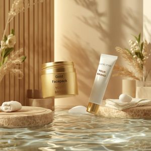 Crème pour le visage en or de qualité supérieure 50 ml pour utilisation en salon, étiquette privée OEM ODM, vente en gros, logo personnalisé, qualité supérieure - Product Image 3