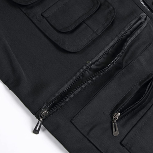 Chaleco Cargo de Lona para Hombre, Verano, Casual, Transpirable, Secado Rápido, Multibolsillos, Impermeable y Resistente al Viento, para Adultos - Product Image 5