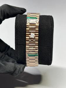Top Round Cut Diamond Watch Stainless Steel <b>Smart</b> Brown Stick Dial for Wedding and Partywear Men's Quartz Watch Available - Product Image 3
