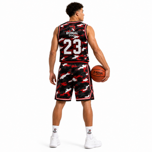Tenues de basketball personnalisées pour équipes – Design sur mesure, vente en gros, excellente qualité, séchage rapide, 100 % polyester - Product Image 2
