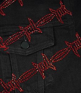 Wholesale Custom Logo Front 100% Cotton High Quality Casual Men's Winter Jeans <b>Jacket</b> Breathable Eco-Friendly Quick Dry Outdoor - Product Image 4