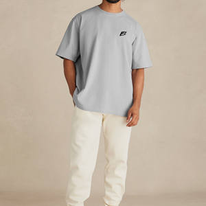 Camisetas de Hombre de Manga Corta con Cuello Redondo, Camisetas Básicas Cómodas OEM para Uso Unisex al Aire Libre, Camisetas Hechas de Algodón - Product Image 1