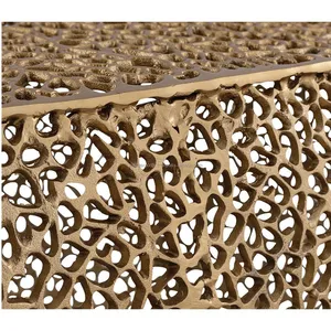 Mesa de Centro Moderna de Lujo Hecha a Mano en Hierro, Desmontable, para Sala de Estar, Decoración del Hogar, Diseño Costero, Mesa Auxiliar Decorativa, Zahid - Product Image 2