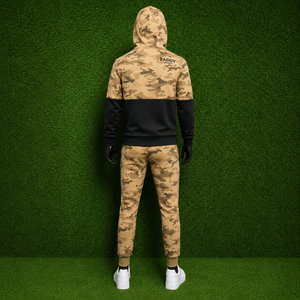 Ensemble de survêtement camouflage personnalisé pour homme, 2 pièces, sweat-shirt à capuche zippé, pantalon de jogging, streetwear, vêtements de sport pour homme - Product Image 3
