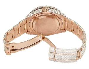 Montre Moissanite VVS de style moderne Montre poignet glacé à mouvement automatique personnalisée Montre-bracelet Hip Hop pour hommes au prix le plus bas - Product Image 5