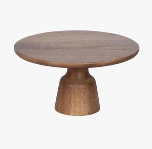 Support à gâteau en bois fait main avec couvercle en verre, plateau à dessert réutilisable pour les fêtes et la décoration de la maison au meilleur prix - Product Image 4