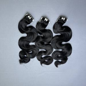 Extension de cheveux vierges ondulés Body Wave Trame de génie ondulée Prix de gros Couleur naturelle Vendeurs vietnamiens - Product Image 6