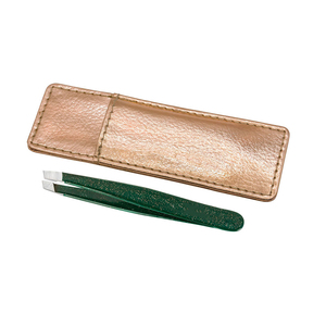 Pinzas de Precisión para Cejas al por Mayor, Pinzas de Acero Inoxidable con Punta Inclinada para Extensión de Pestañas, Depilación Facial de Marca Privada - Product Image 5