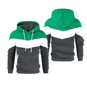 Sweat-shirts à capuche unisexes surdimensionnés de haute qualité, imprimés numériquement et brodés, avec logo personnalisé, en tissu polaire épais en coton avec poche - Product Image 2