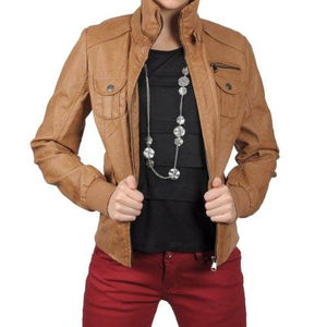 Chaqueta de Cuero Genuino de Cordero Negra para Hombre de Alta Calidad, Chaquetas de Cuero para Hombre, Chaquetas de Cuero Pakistaníes para Hombre de Maximize Wear - Product Image 2