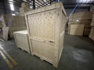 Caisse en contreplaqué fumigé solide personnalisable OEM Matériau en bois HDPE pliable et solide pour le stockage ou l'exportation Style boîte solide - Product Image 6