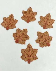 Handmade Beaded <b>Coasters</b> Eco-Friendly Customizable Floral Embroidered Polyester/Cotton <b>Table</b> Decor Set of 6 - Product Image 3