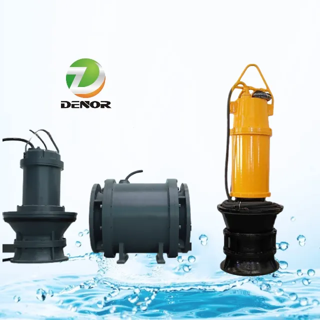 Dirty Waste Water Slurry Drain Centrifugal Submersible Axial Flow Pump