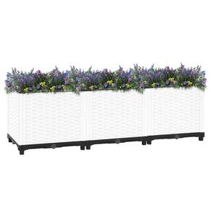 Lit de jardin surélevé 47.2 "x 15.7" x 15 "en polypropylène pour décoration extérieure - Product Image 2
