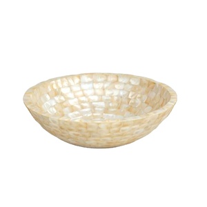 Bol de service en nacre décor à la maison vaisselle bol de serveur de nourriture dattes de chocolat bol de service plateaux à prix raisonnable - Product Image 1