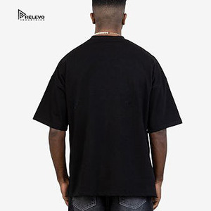 เสื้อยืดคอกลมทรงหลวมสไตล์ลำลองสำหรับผู้ชาย ผ้าเจอร์ซีย์คอตตอน 220 กรัม ระบายอากาศได้ดีด้วยผ้าฝ้าย 100% เหมาะสำหรับฤดูร้อน - Product Image 5