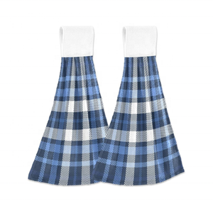 ผ้าเช็ดจานสีฟ้าแบบซักได้ผ้าคอตตอน100% ขนาด16x26นิ้วรีไซเคิลได้ด้วยระบบ GSM 110น้ำหนักเบา - Product Image 1