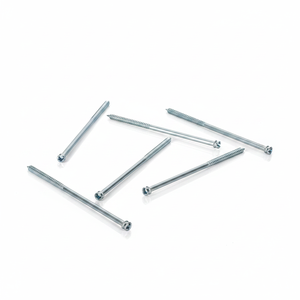 Tornillos parciales de acero al carbono con cabeza ranurada, doble extremo, zincados, métricos/pulgadas, grado industrial PDC, clase 4.8 y 6.8 - Product Image 1