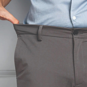 Pantalones Chinos de Hombre de Alta Calidad, Corte Slim Fit, Rectos, con Bordado Personalizado, de Sarga de Algodón, Diseño Casual - Product Image 6