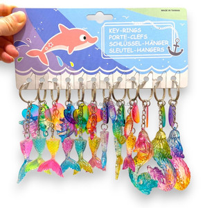 Grande idée cadeau souvenir porte-clés porte-clés sirène colorée - Product Image 5