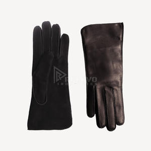 Gants en cuir pour femmes, en peau de mouton véritable, doux et chauds, gants d'hiver à la mode pour femmes, prix bas - Product Image 1