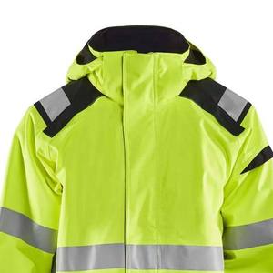 <b>Men</b> Outdoor Hi Vis Working <b>Jackets</b> for <b>Men's</b> Safety High Visibility <b>Reflective</b> Waterproof Safety <b>Jackets</b> - Product Image 6