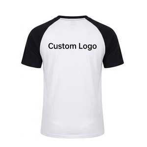 Camiseta Deportiva de Algodón de Corte Ajustado para Hombre, Estilo Raglán Bicolor Informal, Ligera y Cómoda, Tipo Jersey de Béisbol - Product Image 4