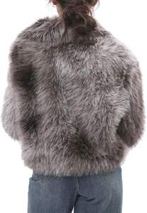 เสื้อโค้ทขนสุนัขจิ้งจอกแท้ ตัดเย็บด้วยมือสไตล์ยุโรป สำหรับผู้หญิงไซส์ใหญ่ อุ่นสบาย ขนฟู แขนยาว เสื้อคลุมฤดูหนาว เสื้อแจ็คเก็ตขนสัตว์ เสื้อคลุมยาวสำหรับผู้หญิง - Product Image 2