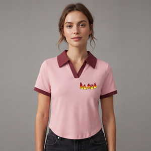 Camiseta de Mujer 100% Algodón, con Logotipo Bordado Personalizado, Calidad Premium, Verano, Ecológica, Transpirable, Informal - Product Image 4