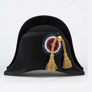 หมวก Bicorne ระดับพรีเมี่ยมสำหรับมืออาชีพขน100% น้ำหนักเบาเป็นมิตรกับสิ่งแวดล้อมสวมใส่สบายกลางแจ้ง - Product Image 1