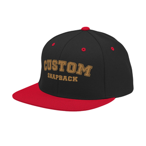Sombrero de ala plana bordado de alta calidad personalizado, Snapback ajustable Unisex de 6 paneles, Ideal para deportes, estilo callejero y merchandising de marca - Product Image 3