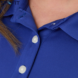 Camisetas Polo Deportivas para Mujer al por Mayor, Manga Corta, Corte Ajustado, Cuello Personalizado, Camisetas Polo con Logotipo Personalizado al por Mayor para Chicas - Product Image 4