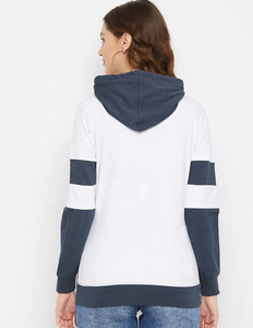 Sudadera con capucha personalizada para mujer 2026, informal, con cremallera, ajuste ceñido, cómoda, transpirable, con cordón, 100% algodón polar, invierno, GSM personalizado - Product Image 4