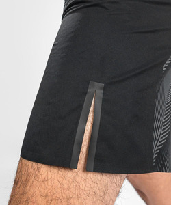 Pantalones Cortos de MMA para Hombre, Negros, con Estampado por Sublimación, de Secado Rápido, de Poliéster, Corte Regular, Ropa de Entrenamiento, Pantalones Cortos de MMA y BJJ de Alta Calidad y Elásticos - Product Image 3