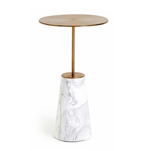 Mesa de Cóctel de Aluminio de Alta Calidad, Mueble de Primera Calidad, Mesa Metálica Decorativa para el Hogar, Hotel, Mesa para Bebidas y Vino, Latón - Product Image 2