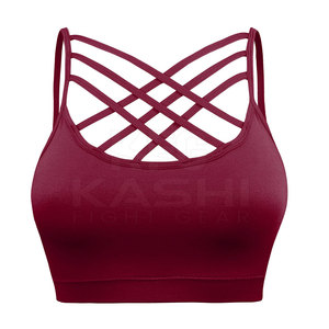 Sujetador Deportivo Elegante, Simple y Transpirable con Logotipo Frontal y Construcción sin Costuras que Garantiza Comodidad para Correr, Gimnasio y Yoga - Product Image 4