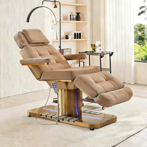 Table de Soin Électrique Hydraulique Professionnelle pour Spa, Massage Facial, Meuble Métallique Moderne pour Tatouage, Soins des Cils - Product Image 1