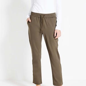 Pantalones Deportivos de Mujer con Cordón Ajustable en la Cintura, Súper Suaves, Casuales, de Color Sólido, Estilo Holgado, para Damas - Product Image 1