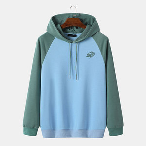 Sudaderas con Capucha al Por Mayor de Fábrica 2026, Sudaderas Básicas con Logotipo Personalizado, Sudaderas con Capucha de Algodón con Contraste de Color - Product Image 1